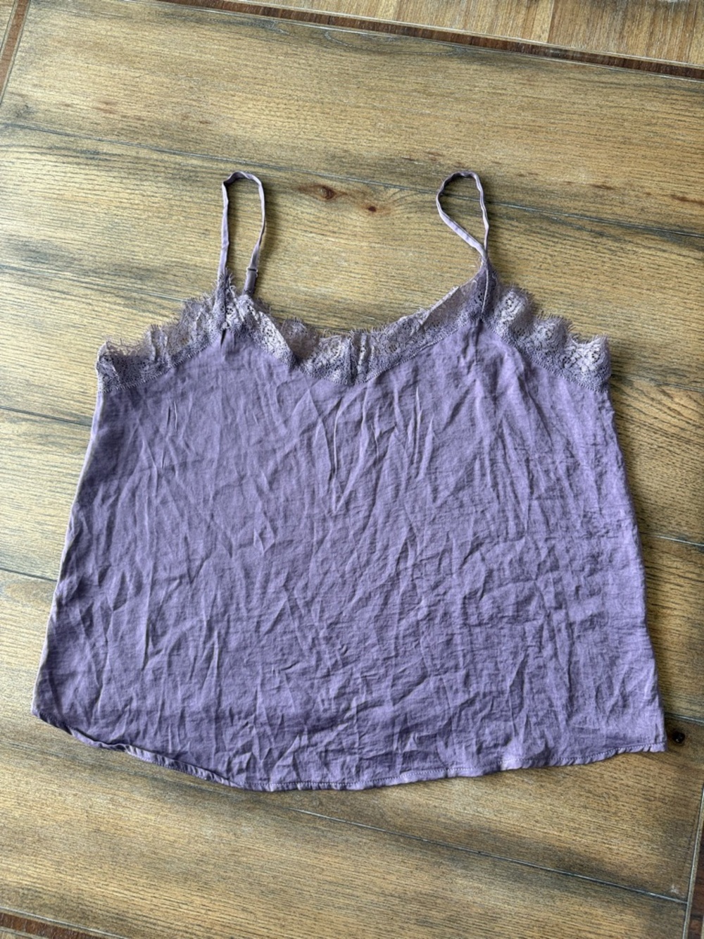 wild fable Lavender Lace-Trim Cami